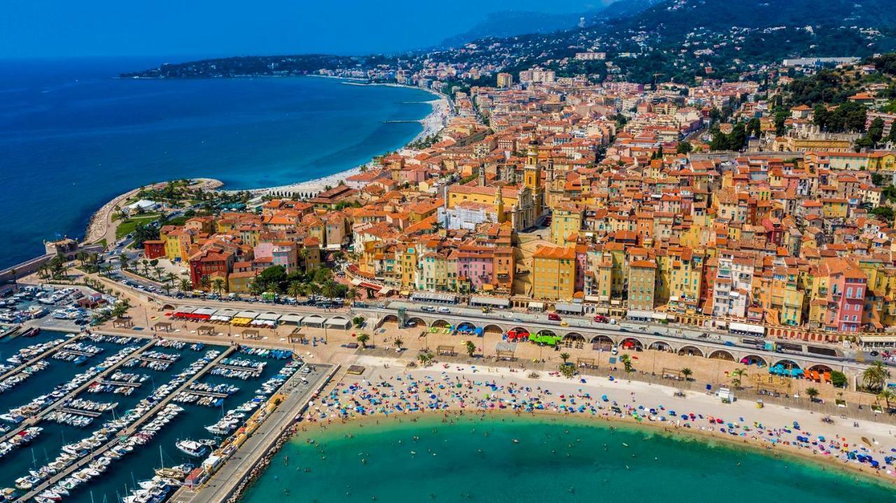 Corso Home- Central Apartment In Menton Buitenkant foto